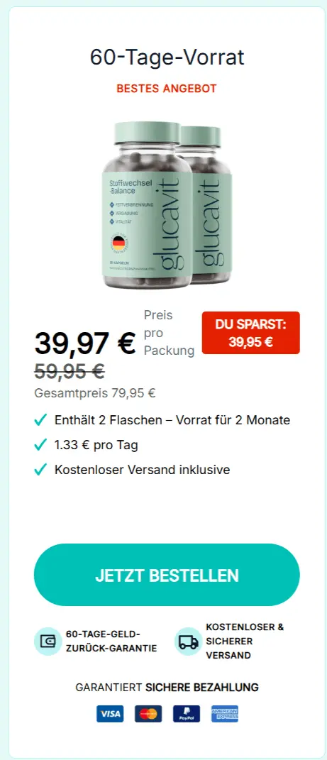 Glucavit bester Angebotspreis